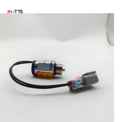 12V 24V bộ phận động cơ excavator Fuel Stop Solenoid Valve 6677383