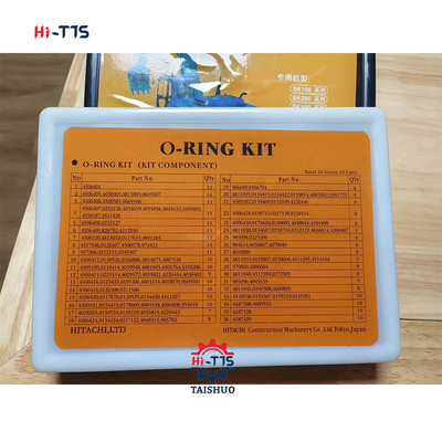 Máy đào O-Ring Box 36 Item 353pcs Máy đào cho Hitachi O-Ring Kit