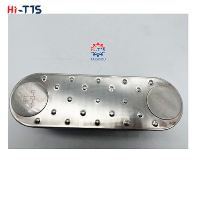 D7D-15P lõi máy làm mát dầu cho bộ phận phụ tùng máy đào