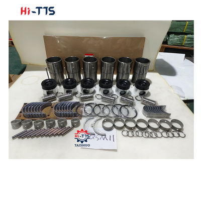 Bộ phận sửa chữa động cơ máy đào kéo QSM11Sylinder Liner kit 4952181 Piston 3803977 Ring3803703 Liner