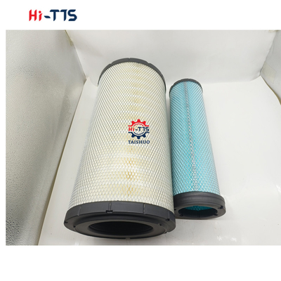 Bộ lọc không khí bằng sợi kim loại PU2447 Cho D6D D6E Máy đào Xe tải Mô hình bền