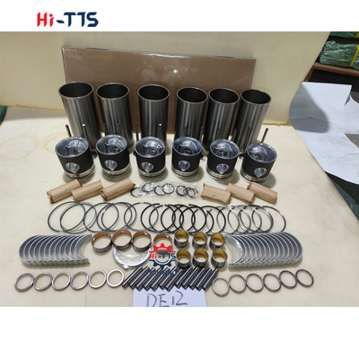 DE12 Động cơ khoan bộ phận Tên Bộ Liner xi lanh Toàn bộ với Liner Piston Ring Valves Bushing Full Gasket Kit