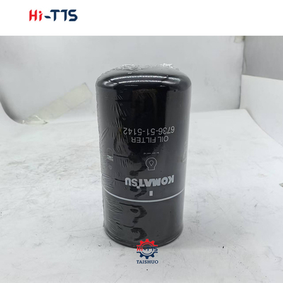 Bộ lọc dầu 6736-51-5142 600-211-1231 Đối với PC200-8 PC200-7 Bộ phận động cơ máy đào