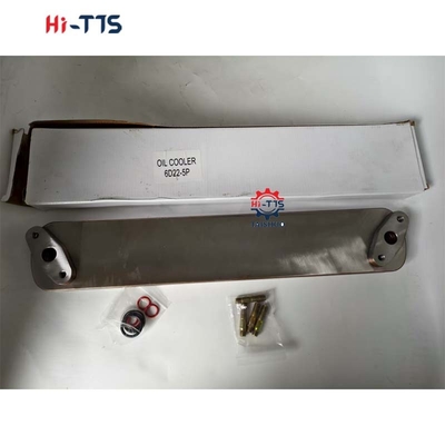 Lõi bộ làm mát dầu ô tô hiệu suất cao 5P 6D22 Phụ tùng xe tải