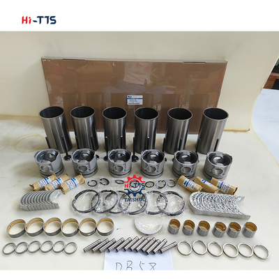 Bộ đại tu động cơ máy đào DH220-7 DB58 Bộ lót xi lanh Piston 6 xi lanh 65.02501-0416