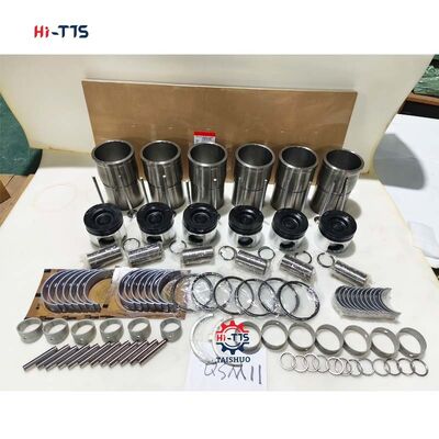 Giá tốt Phụ tùng sửa chữa động cơ máy đào QSM11 Bộ ống lót xi lanh 4952181 Piston 3803977 Vòng găng 3803703 Ống lót trực tuyến