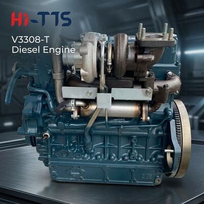 Lắp ráp động cơ diesel Kubota V3800-DI-T-ET18, công suất định mức 66,1kW ở 2400 vòng / phút, giai đoạn GB 20891-2014, Giá cạnh tranh tại nhà máy