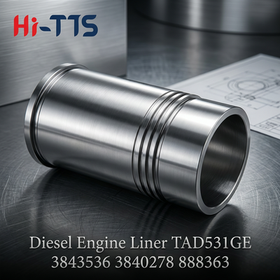 Liner 3843536 3840278 888363 4CYL Piston 108mm cho động cơ diesel máy đào TAD531GE TAD531