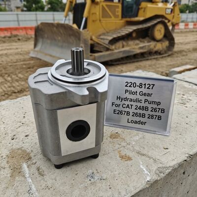 CAT Pilot Hydraulic Gear Pump 220-8127 2208127 Đối với máy tải Skid Steer 248B 267B E267B 268B 287B Phụ tùng thay thế