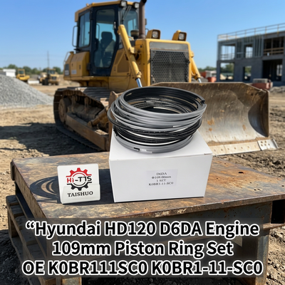 Bộ Xéc Măng Piston 109mm D6DA Cho Xe Tải Hyundai HD120 OE K0BR111SC0 K0BR1-11-SC0