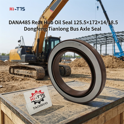 DANA 485 Hạt dầu trục phía sau OE 3104081-ZM01A Kích thước 125.5 × 172 × 14/18.5 Đối với Dongfeng Tianlong Tianjin xe tải hạng nặng & xe buýt chở khách
