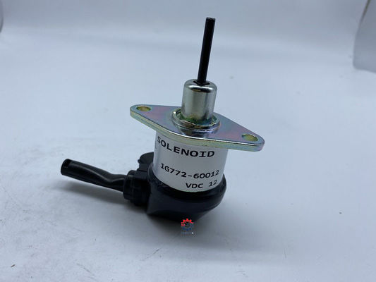 Giá tốt Van điện từ ngắt nhiên liệu 1G772-60010 1G772-60012 cho Kubota 12V Stop Solenoid trực tuyến