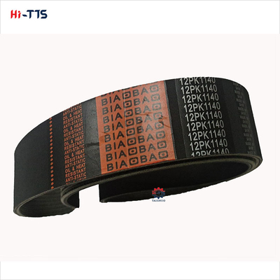 Giá tốt Động cơ máy xúc Bộ phận truyền động quạt V Đai gân 12PK1140 PK V Đai trực tuyến